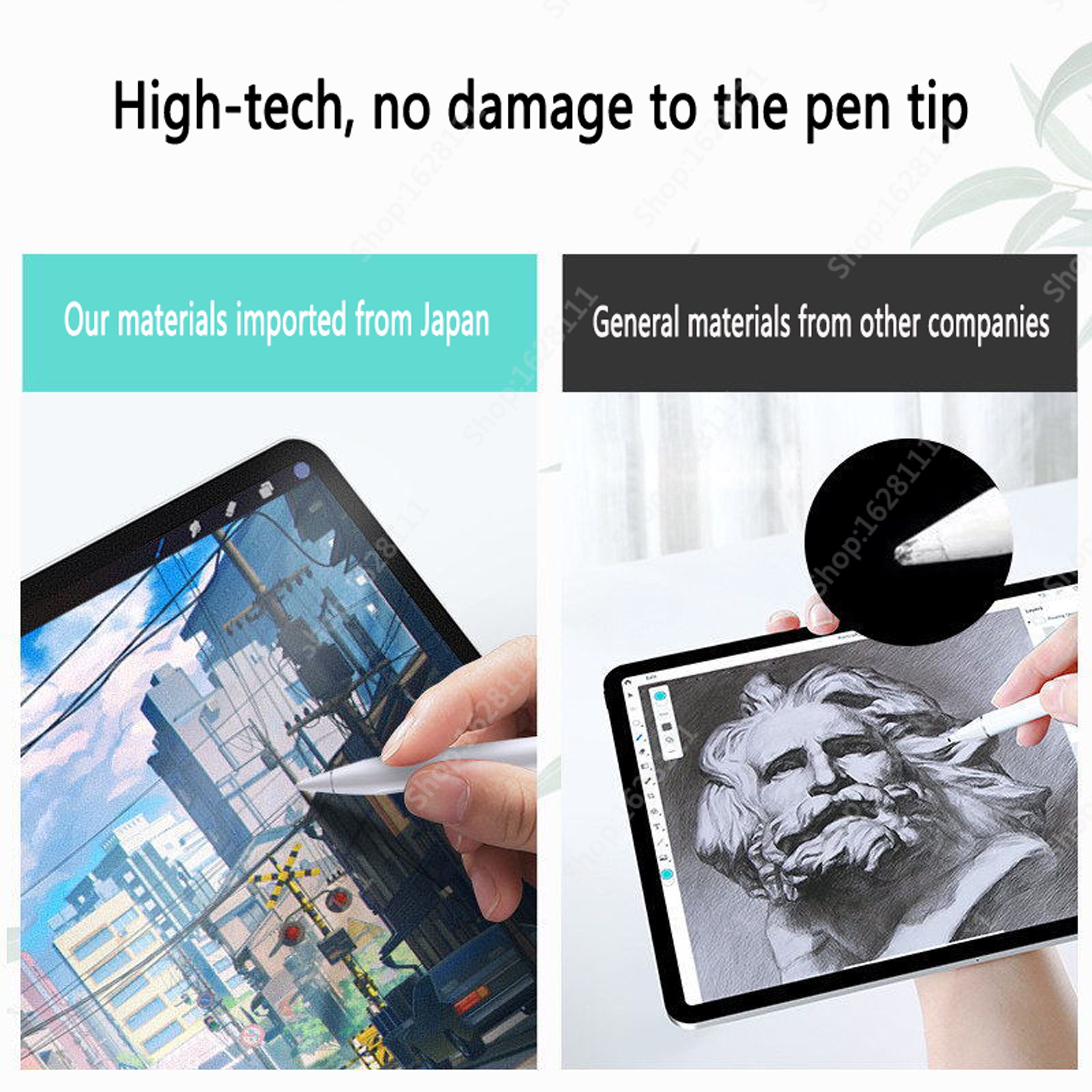 2pcs Paper Protector Like Film Matte PET Anti Glare Painting For iPad Air 4 10.9 10.2 9.7 10.5 Air 3 pro11 12.9 inch mini Screen