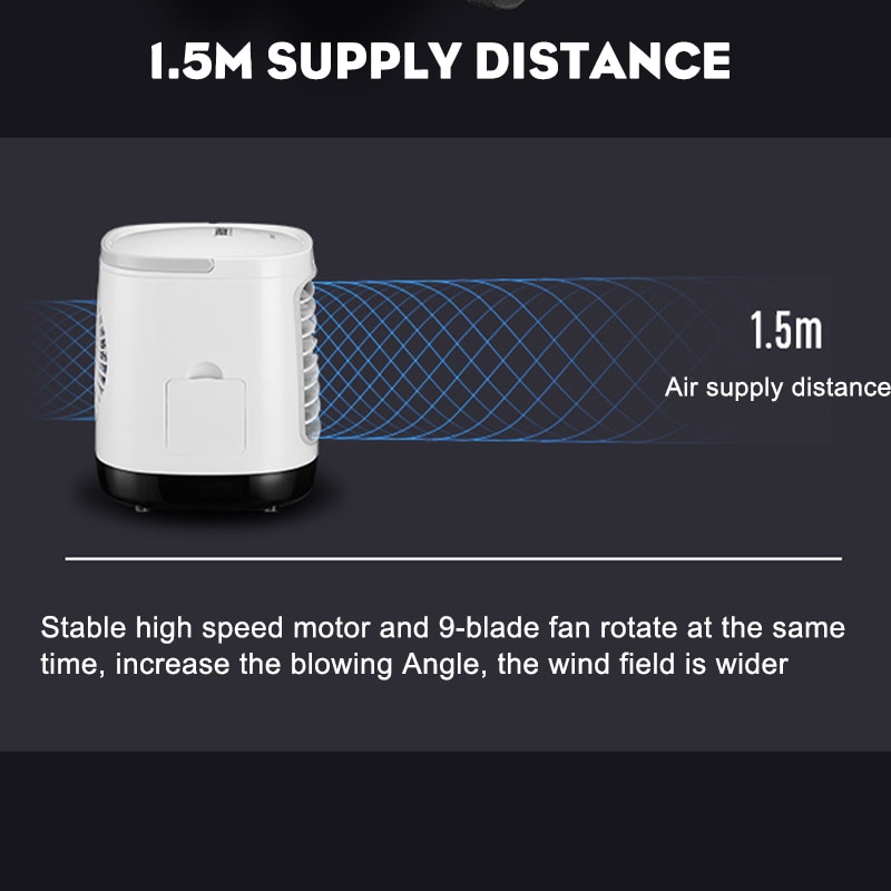 Kannettava mini ilmastointilaite 7 väriä led ilmastointi ilmankostutin puhdistaja usb pöytäkoneen ilmanjäähdytin tuuletin vesisäiliöllä kotiin 5v