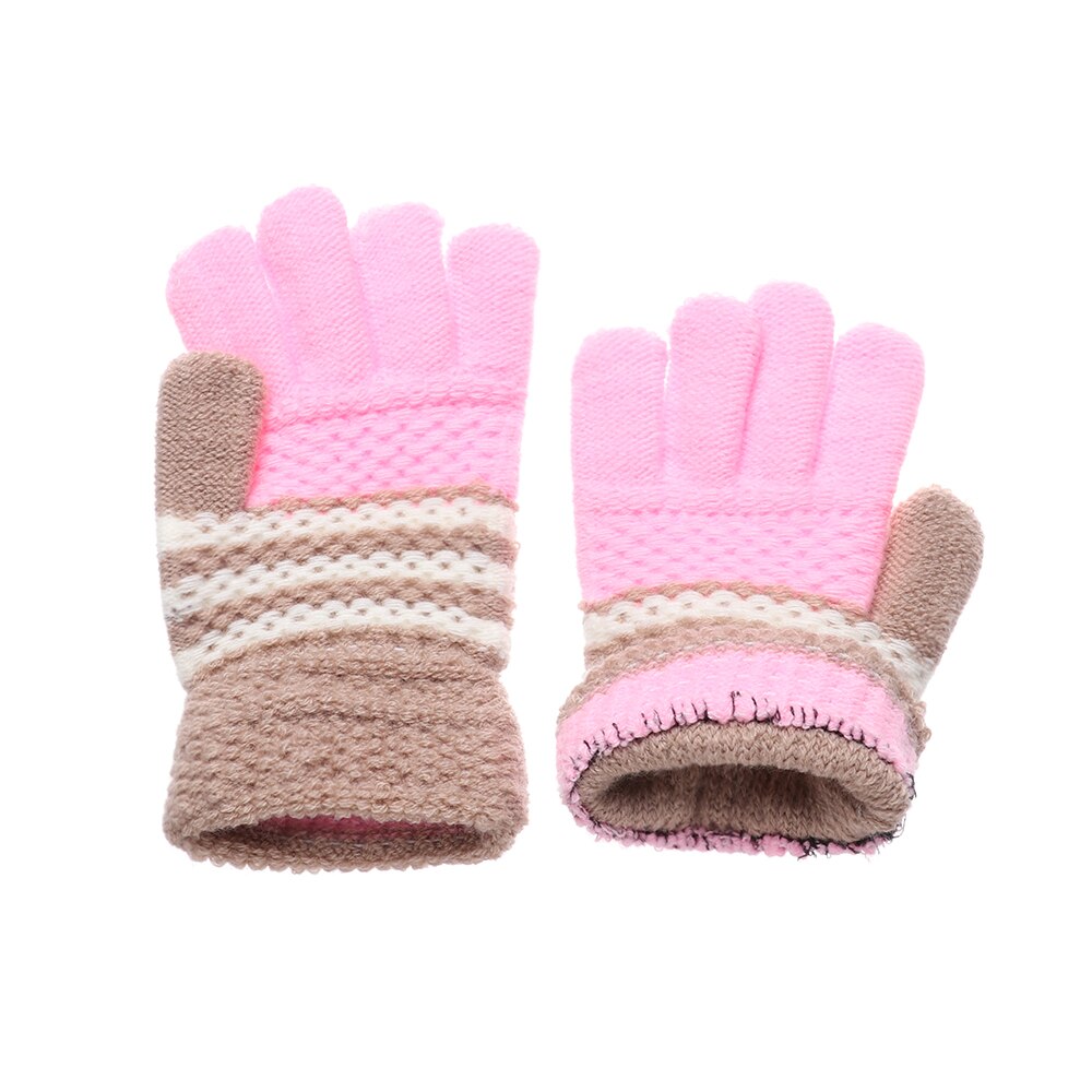 Offre spéciale gants doux et chauds pour enfants | 1 paire de gants de couleur bonbon, pour bébés garçons et filles, gants d'hiver chauds pour enfants, gants de tricot épais et jolis