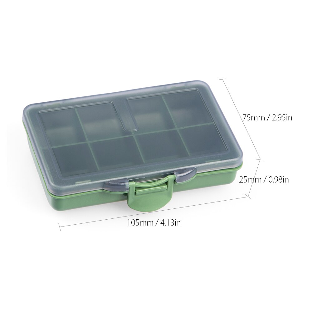 8 Compartments Fishing Tackles Box Tackle Storage Box for Fishing Accessories Carp Fishing Pesca