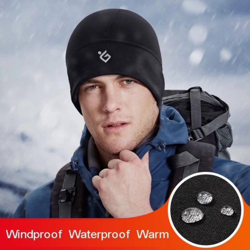 Warm Polar Thickened Winter Outdoor Skull-head Men Ski Cap Knitted Windproof Waterproof Ear-protection Velvet Women Headgear