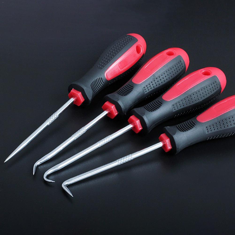 4PCS Oil Seal Rubber Ring Mini Hook and Pick Set Car Auto Repair Maintenance Hardware Tools Car repair tools screwdriver