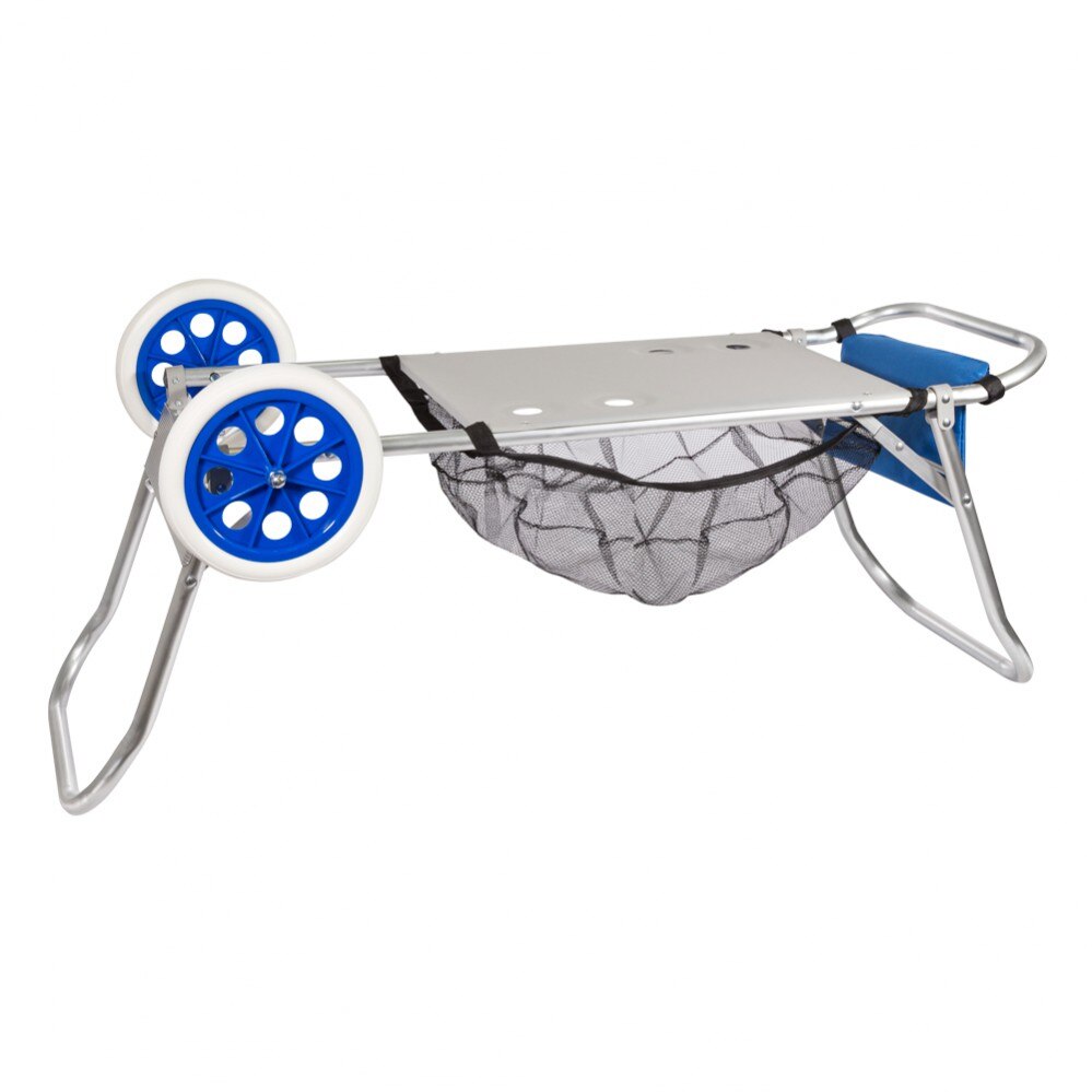Carro portasillas playa aluminio Aktive Beach 52x37x105 cm