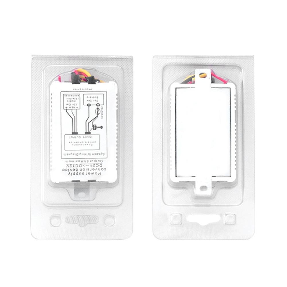 24V to 12V DC-DC Car Power Supply Inverter Converter Conversion Device 5A Automatic Protection Functions Car Inverters