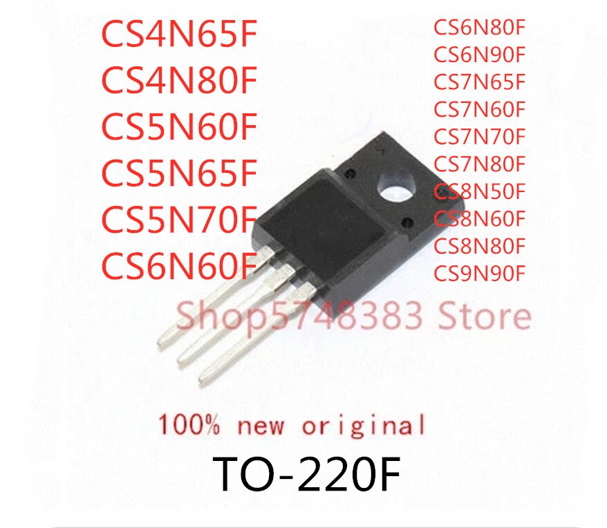 10PCS CS4N65F CS4N80F CS5N60F CS5N65F CS5N70F CS6N60F CS6N80F CS6N90F CS7N65F CS7N60F CS7N70F CS7N80F CS8N50F CS8N60F CS8N80F