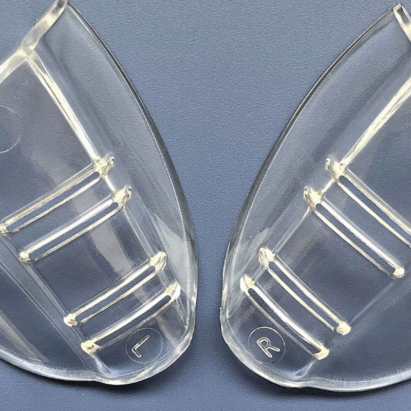 2 Pairs Safety Glasses Side Shields,Slip on Clear Side Shields,Fits Small to Medium Eyeglasses Frames