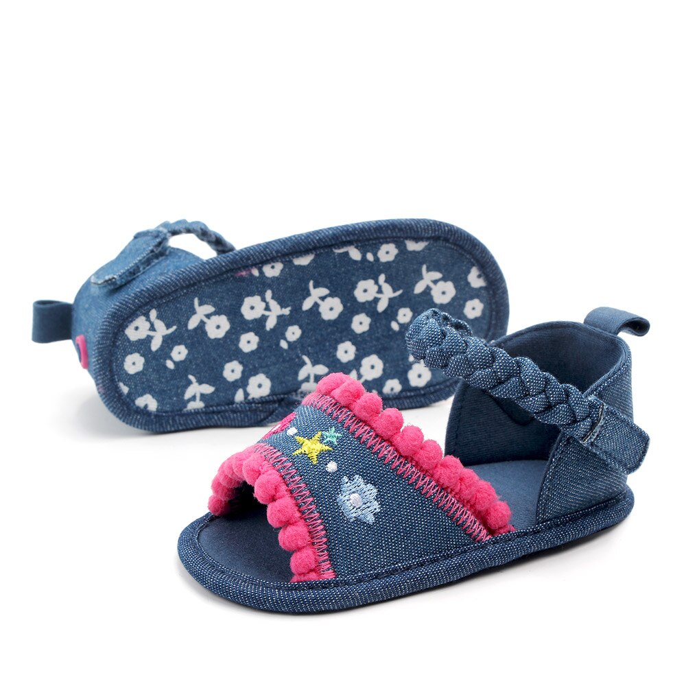 The Baby sandals Shoes Soft Sole Anti-Slip Baby Girl sandals Shoes Casual Baby Girl sandals Shoes