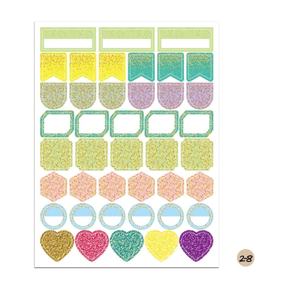 730Pcs Planner Stickers Scrapbooking Deco Alfabet Stickers Koreaanse Sticker Wekelijkse Plan Agenda Dagboek Stickers