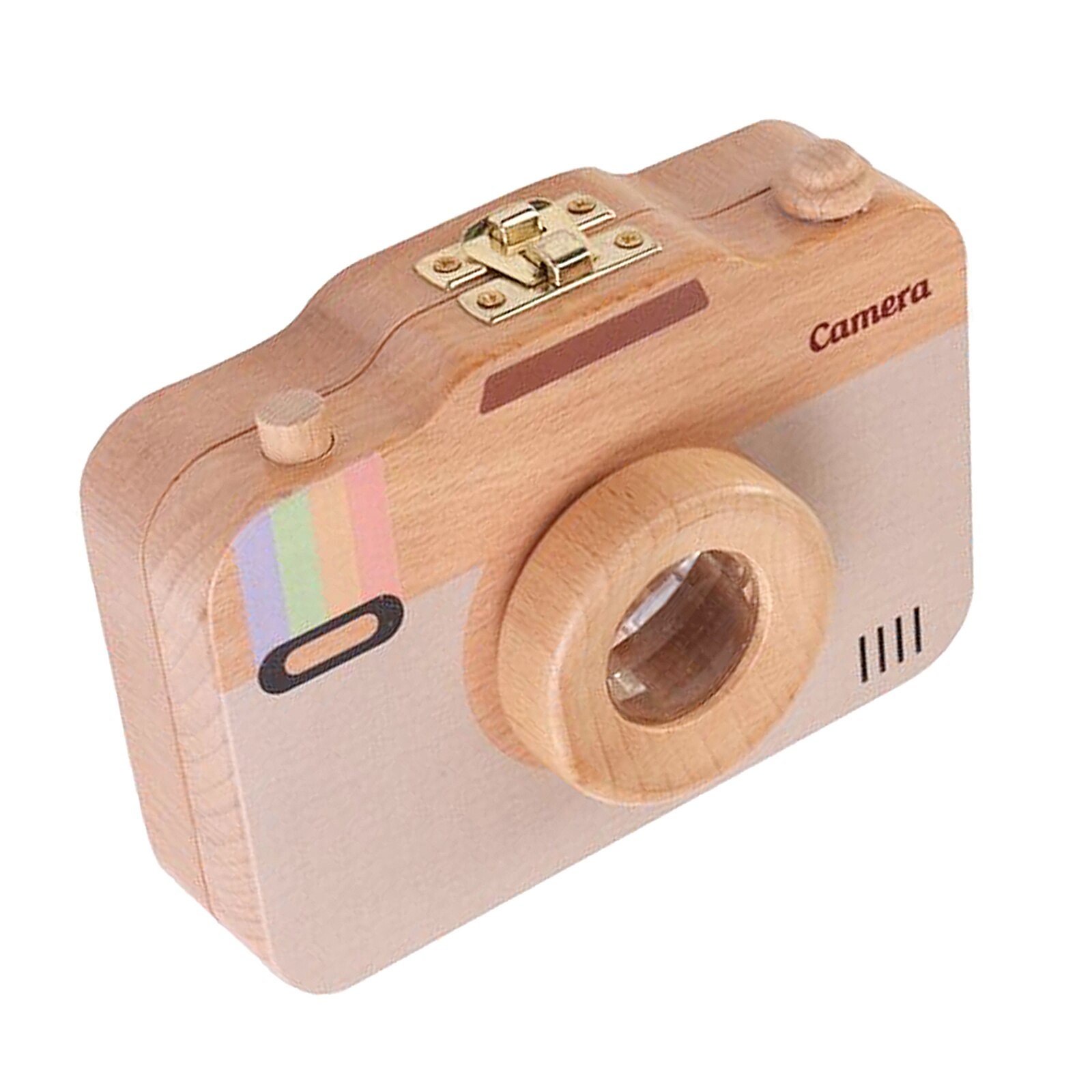 Baby Tooth Box Kids Keepsake Organizer Camera Box for Baby Teeth and Hair: Style A