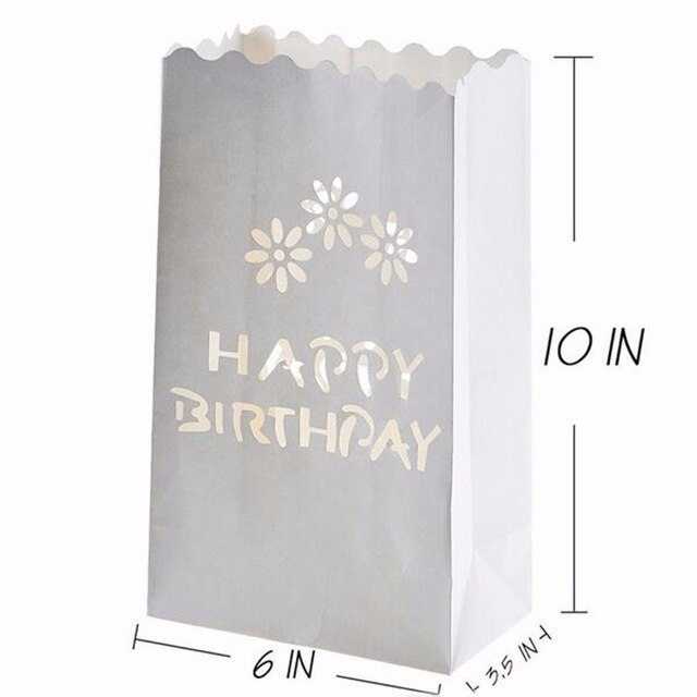10 teile/los 10 "25 cm Weiß Papier Laterne Kerze Tasche LED-Licht Lampion Herz DIY aufbringen Für Geburtstag Party hochzeit Veranstaltung Dekor: F