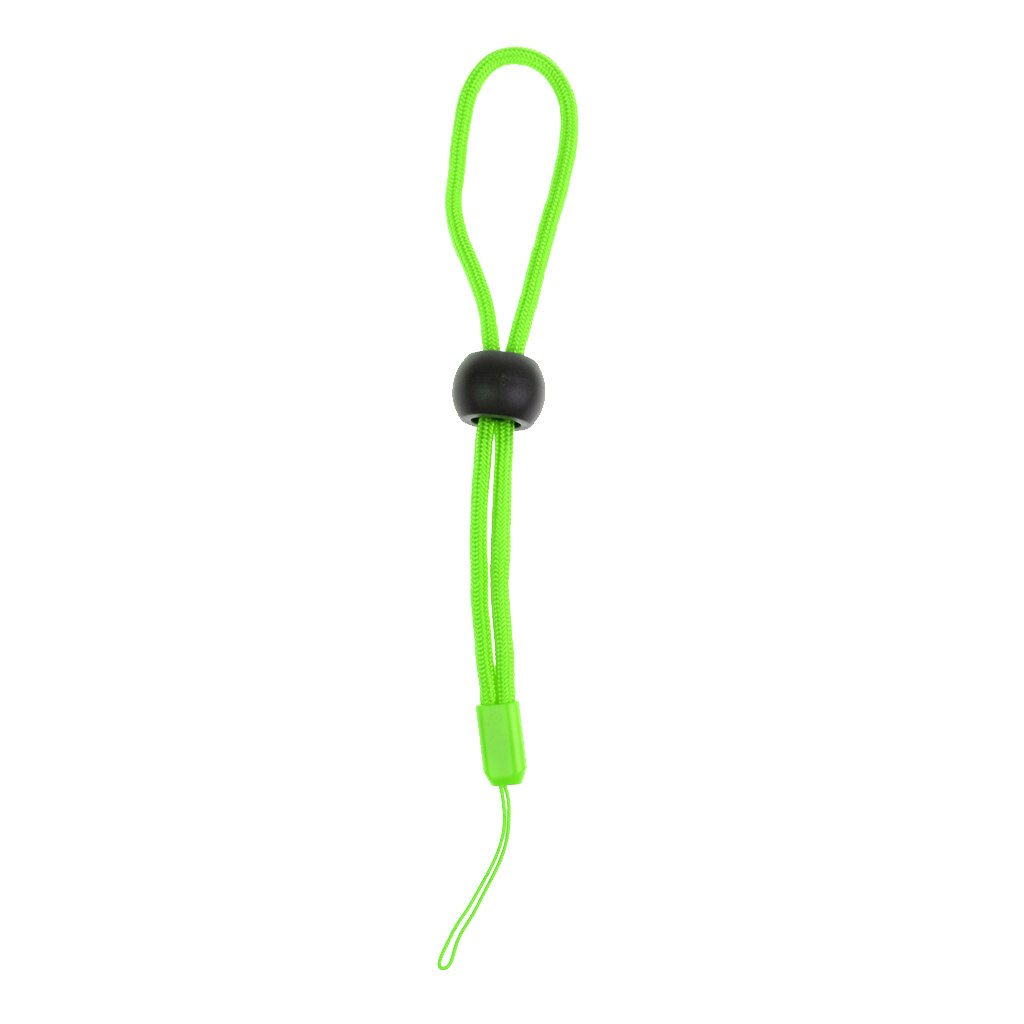 Verstelbare Nylon Duiken Anti-Dropped Lanyard Polsband voor Camera PhoneUnderwater Fotografie Zwemmen Accessoire: Green