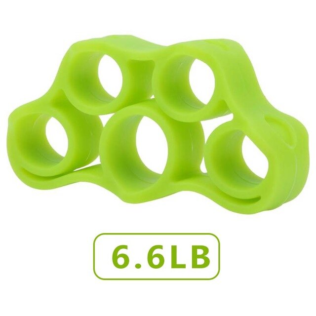 Ejercitador de mano extensor de dedos, ejercitador de muñeca, entrenador de dedos, gimnasio, simulador de guitarra, entrenador de dedos, Piano, ejercicio de agarre de mano: Green A