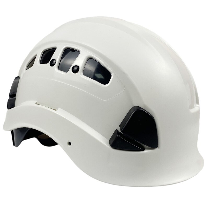 Darlingwell Veiligheid Harde Hoed Ademend Vents Helm Buitensporten Rijden Climing Rescue Multifunctionele Werk Cap: WHITE