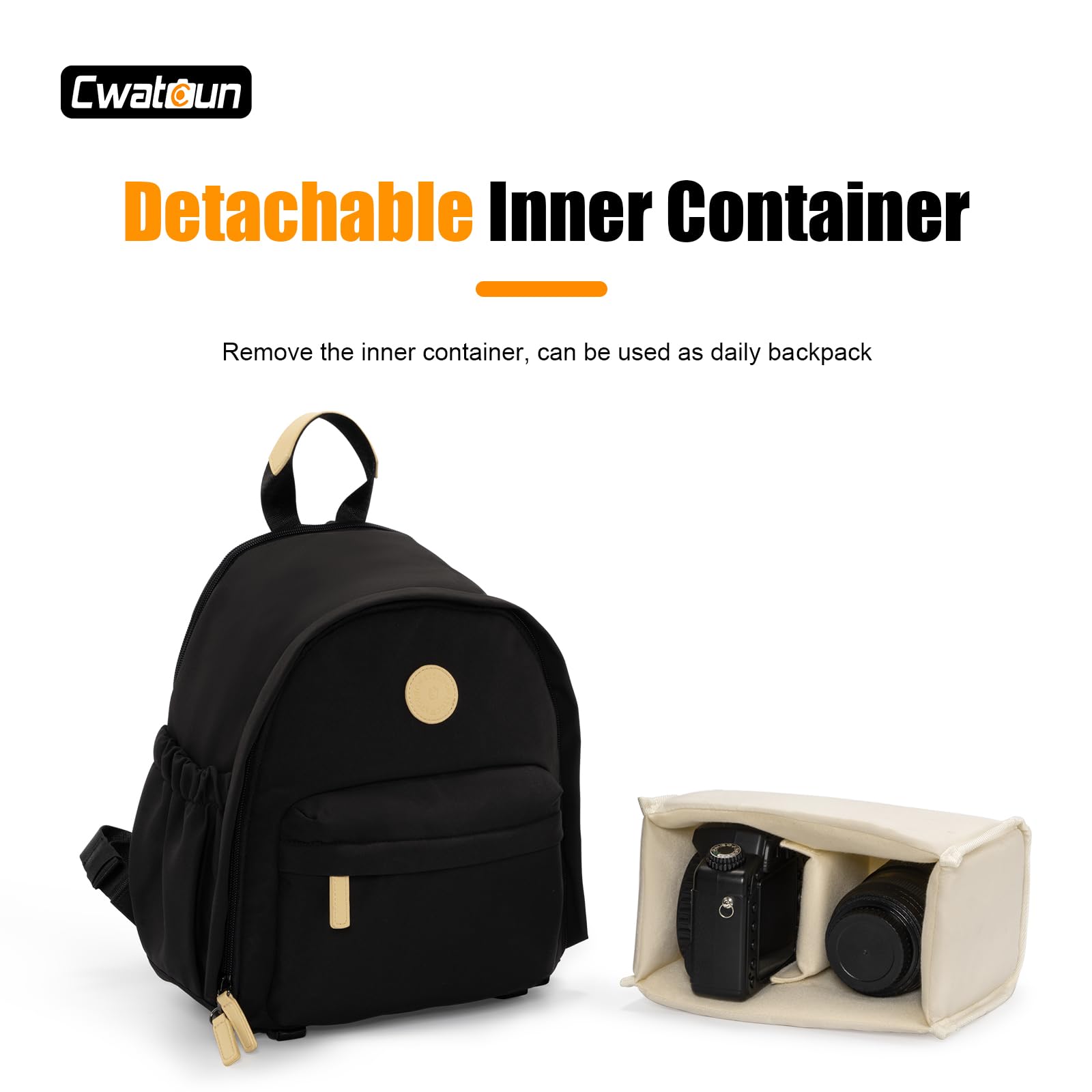 Camera bag backpack large capacity camera bag waterproof storage double shoulder camera backpack single lens reflex camera bag