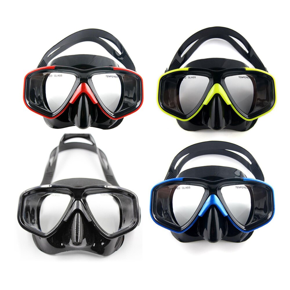 Diving Mask - Anti-Fog Scratch Resistant Panoramic Silicone Skirt Tempered Glass for Scuba Snorkeling Freediving