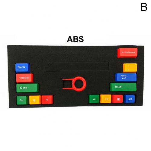 14 Teile/satz PBT Klar ABS Farbe Passenden Mechanische Tastatur Schlüssel Kappen Ersatz Schlüssel Kappe Mechanische Tastatur Ersatz Schlüssel Kappe