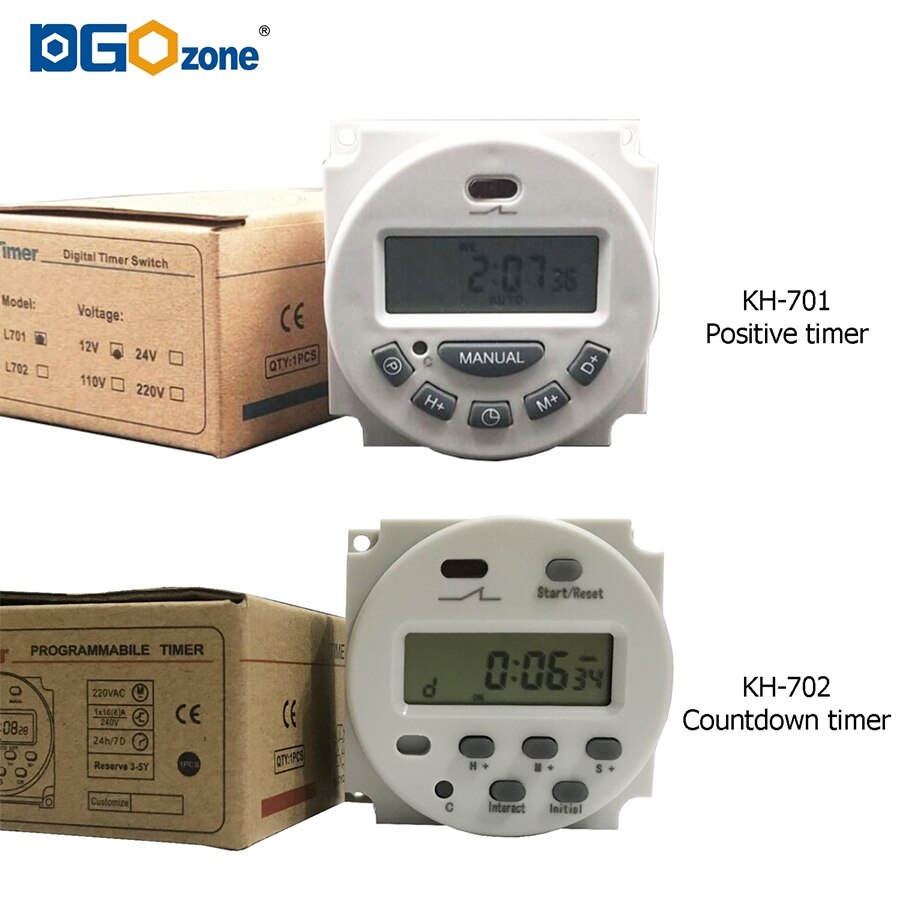Positive timer digitial with housing countdown timer KH-L701 DGOzone
