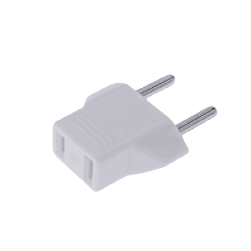 EU-Elektroadapter uns zu EU Reiseadapter AC-Steckdosen Spanien Frankreich Stecker Stromrichter Steckdose JP uns zu Euro-Stecker-Adapter: WEISS