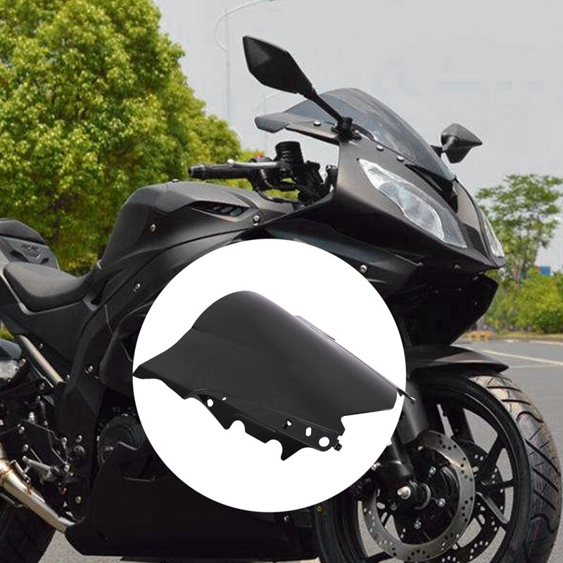 Motorcycle Front Windscreen Windshield Wind Deflector Screen Protector for YAMAHA R3 R25 Motorcycle Accessories