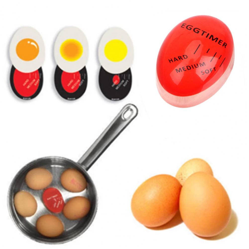 Essential Boiled Egg Timer Eco-Friendly Egg Kitchen Timer No BPA Boiling Eggs Soft Boiled Egg Color Changing Indicator