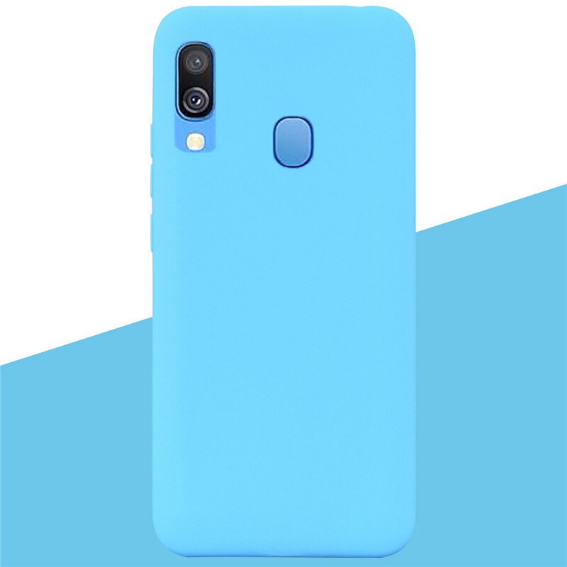 For Samsung A40 Case Silicone Cover Soft TPU Phone Case For Samsung Galaxy A40 A 40 A405 SM-A405F A405F Silicon Case Coque Funda: 5 Sky Blue