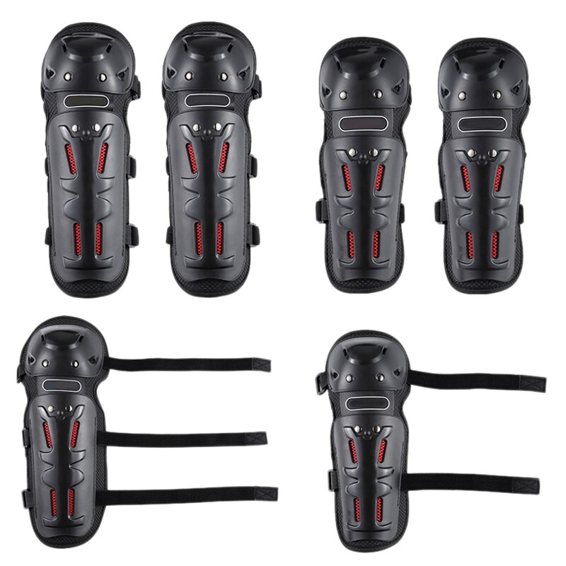4Pcs Motorcycle Knee Pads Support Knee Pads Safety Protective Gear Universal Motocross Cycling Elbow Protector