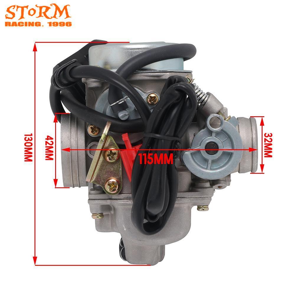 Universele Carburador 24Mm 4T Voor Yamaha GY6 110cc 125cc 150cc Scooter Bromfiets PD24J Cvk Carburateur Carb Atv Quads go-Kart Buggy