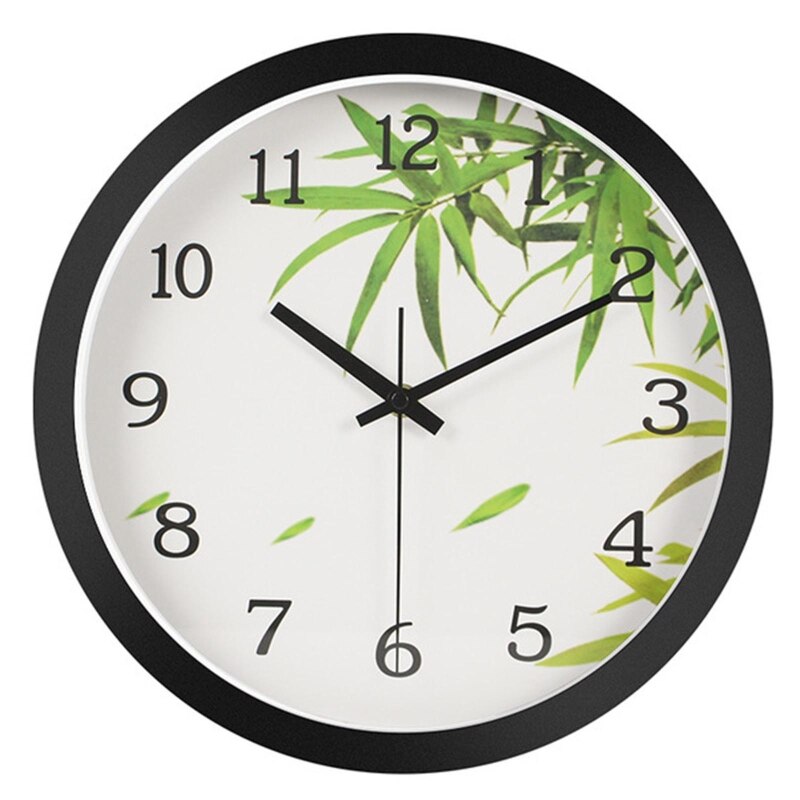 Chinese Style Wall Clock Led Glowing Intelligent Sound Control Mute Clocks: 15