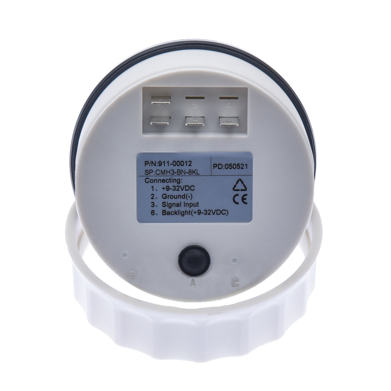 8000 rpm Boat Tachometer RPM Tacho Hour Meter 85mm Car Marine Tacho meter Gauge Diesel &amp;Gasoline Engine RPM Gauge 12V/24V