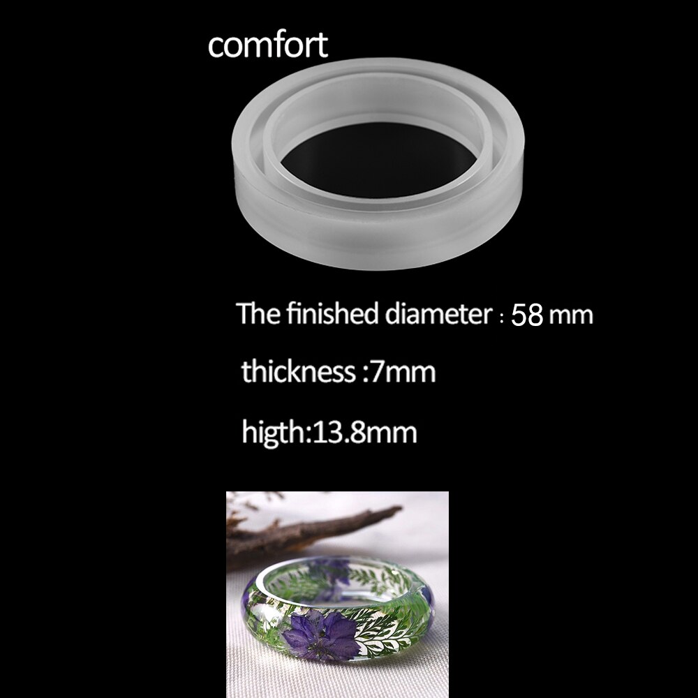 1 stuk siliconen hars epoxyhars mal armband gemengde ronde vorm maat diy handgemaakte sieraden maken gereedschap bevindingen accessoires: Comfort 2