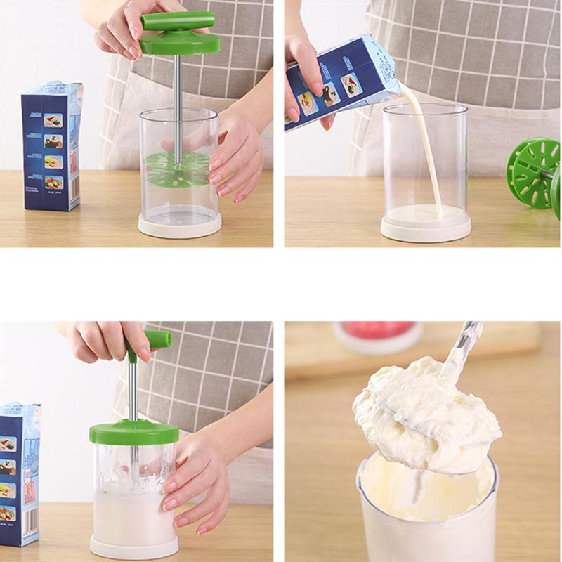 Manuaalinen maidonvaahdotin abs-käsipumppu maidonvaahdotin kädessä pidettävät maidonvaahdotuskannut manuaalinen maitovaahdotin kahvia varten