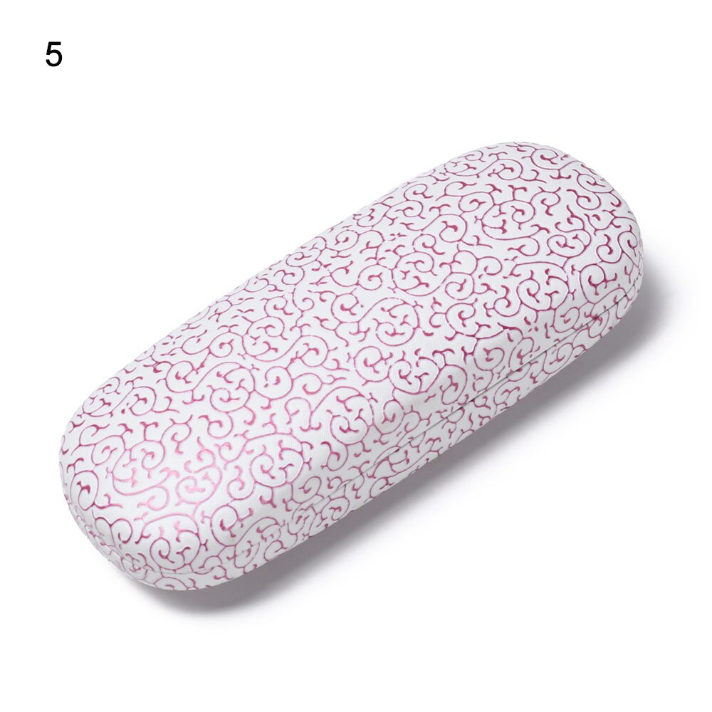 Unisex Lederen Brillenkoker Harde Frame Brillen Protector Draagbare Leesbril Zonnebril Box Storage Case Eyewear: 5