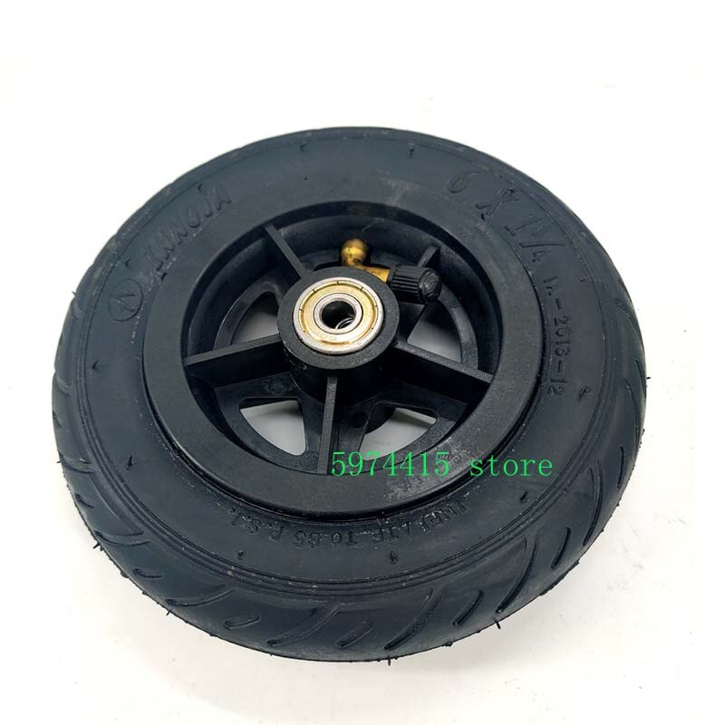 6x1 1/4 Wheels 150mm 6 Inch Pneumatic Tire Inner Tube With 4 Inch Aluminum Rims For Gas Electric Scooters E-bike A-folding Bike