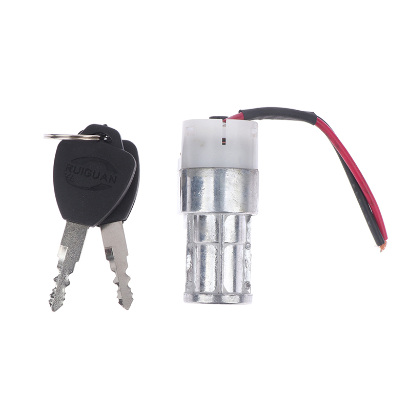 Bigger Head Type Electric Bicycle Ignition On/Off Key Switch Heavy Load E-bike Li-ion Battery Casing Lock