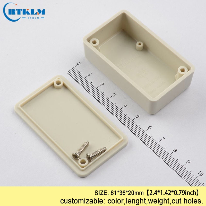 ABS Plastic Enclosures Electronic Junction Box Instrument Case DIY Plastic Project Speaker Electric Box 61*36*20mm