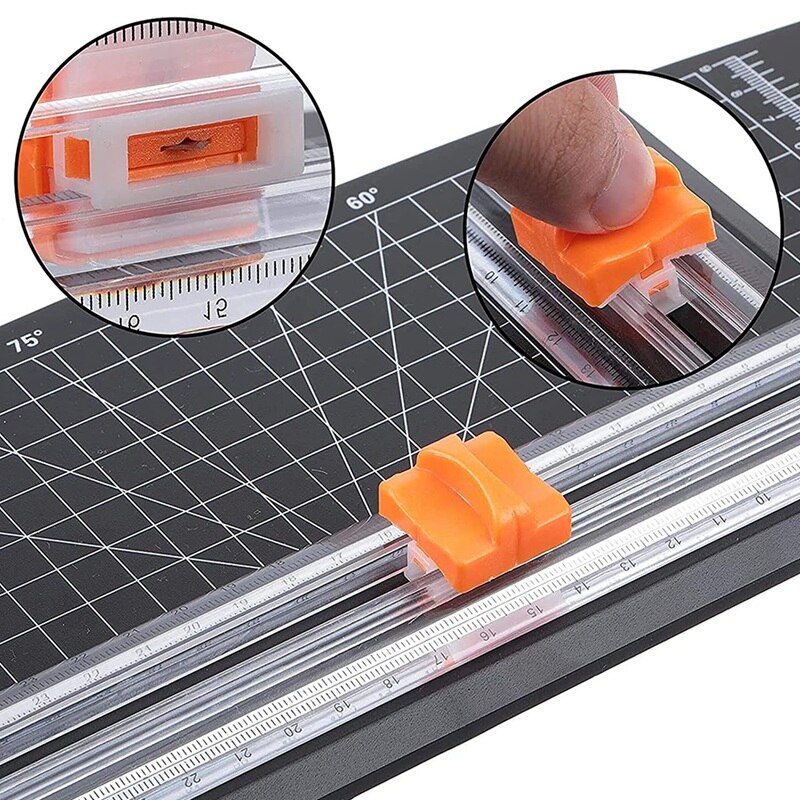 6 Pcs Paper Trimmer Replacement Blades Paper Cutter Blades Craft Paper Cutting Replacement Blades for A4 Paper Cutter