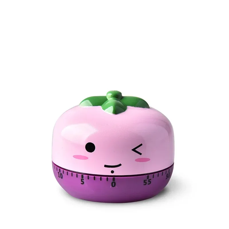 Temporizador de animales Reloj de cuenta regresiva de cocina digital Lindo reloj despertador de frutas de animales Herramienta de gestión del tiempo para niños y adultos: Rojo