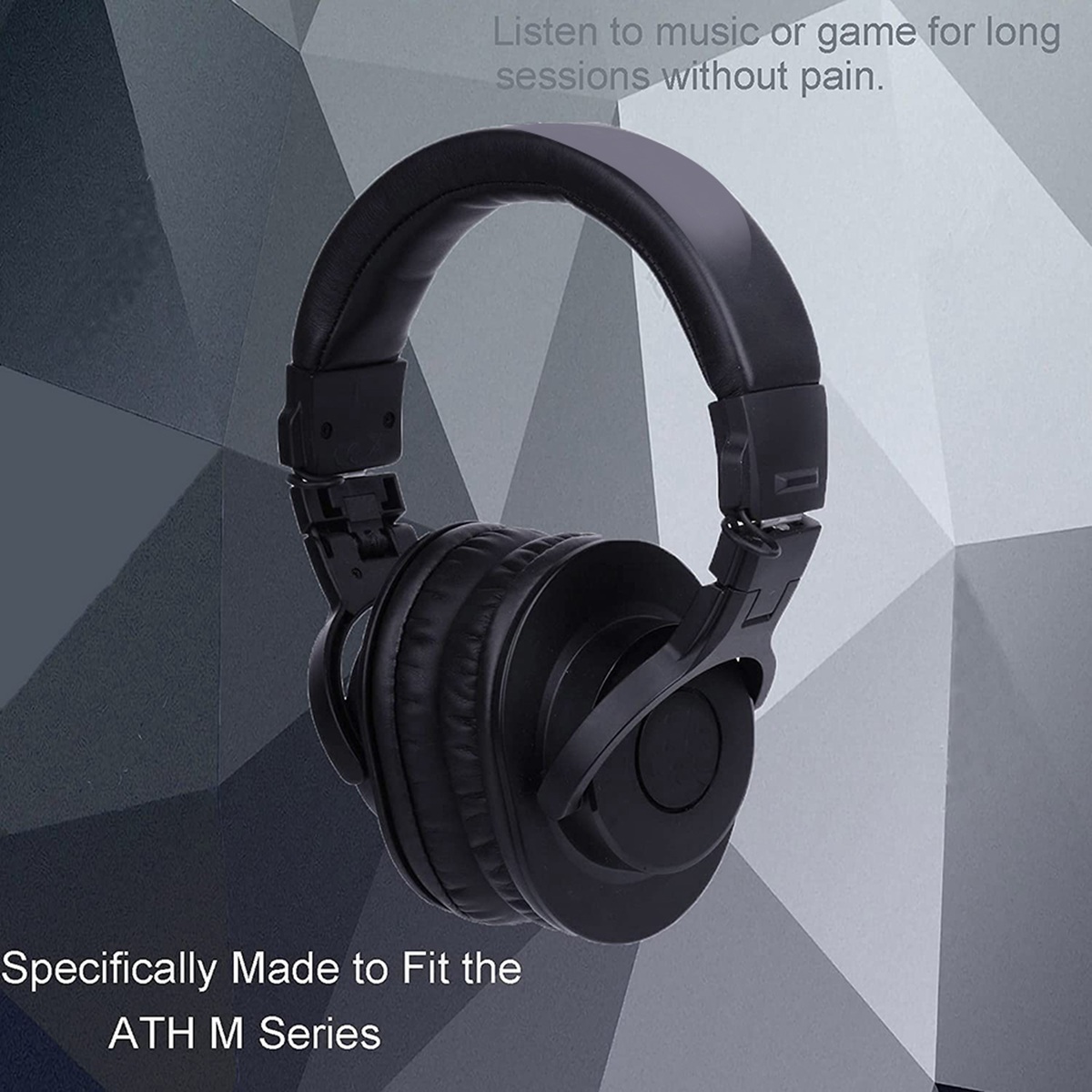 M50X Ersatz Ohrpolster Kompatibel mit Audio Technica ATH M50 M50X M50XBT M50RD M40X M30X M20X MSR7 SX1 Kopfhörer