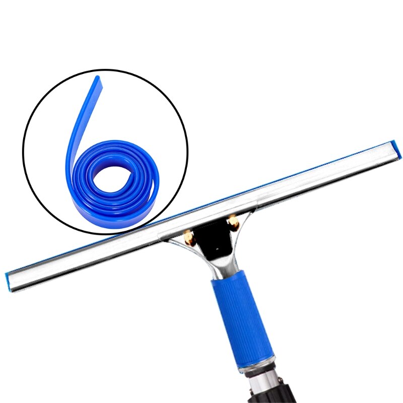 Replacement rubber strip band for Window glass wiper scraper Squeegee Refill Shower Cleaner Blade