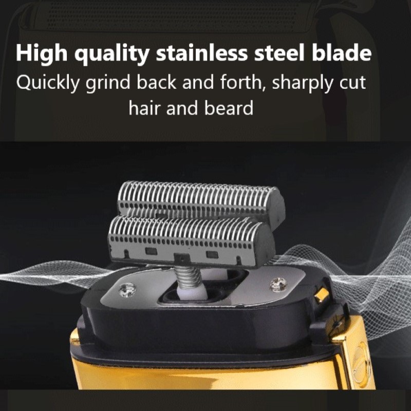 Original barber shop hair Shaver 5 speed metal shell electric Shaver rechargeable beard razor bald shaving machine