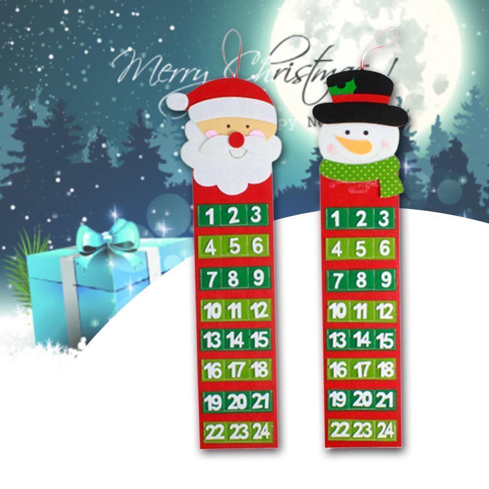 Christmas Old Hairy Man Calendar Advent Countdown Calendar Wall Calendar A8R3