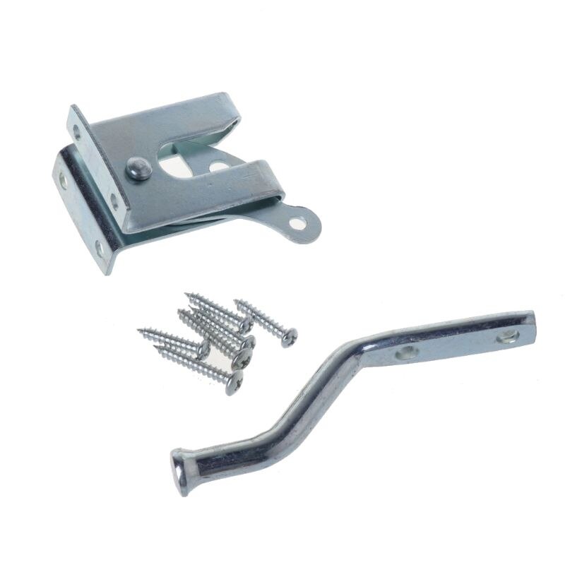 Electroplated Steel Auto Door Bolt Lock Hasp Latch for Garden Fence Pasture Farm 87HB