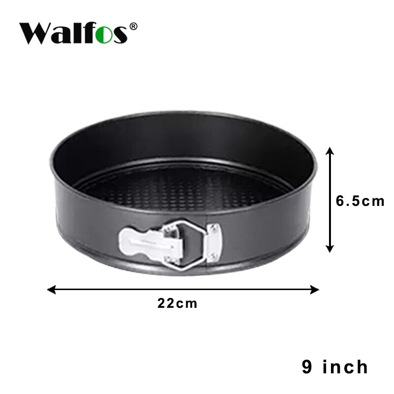 WALFOS Non-stick Cheesecake Pan Springform Pan with Removable Bottom/Leakproof Cake Pan Kitchen Accessories: WALFOS 9 inch