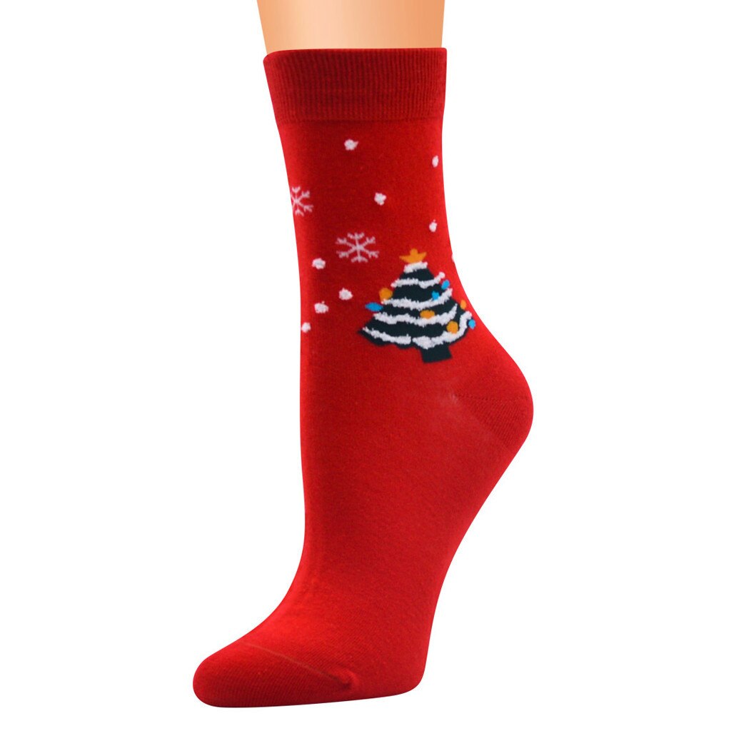 Happy Socks Women Unisex Christmas Vintage Cashmere Funny Long Sock Kawaii Comfortable Socks Носки Женские: E