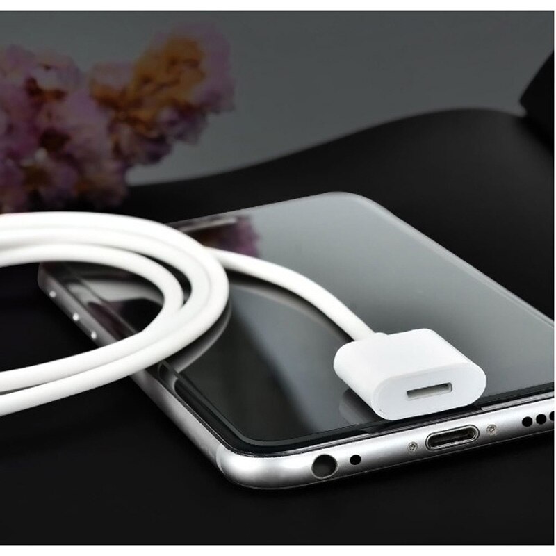 Apple pencil cableusb  to 8- polig hona laddkabel laddare för 9.7 10.5 12.9 ipad pro penna till usb-kabel