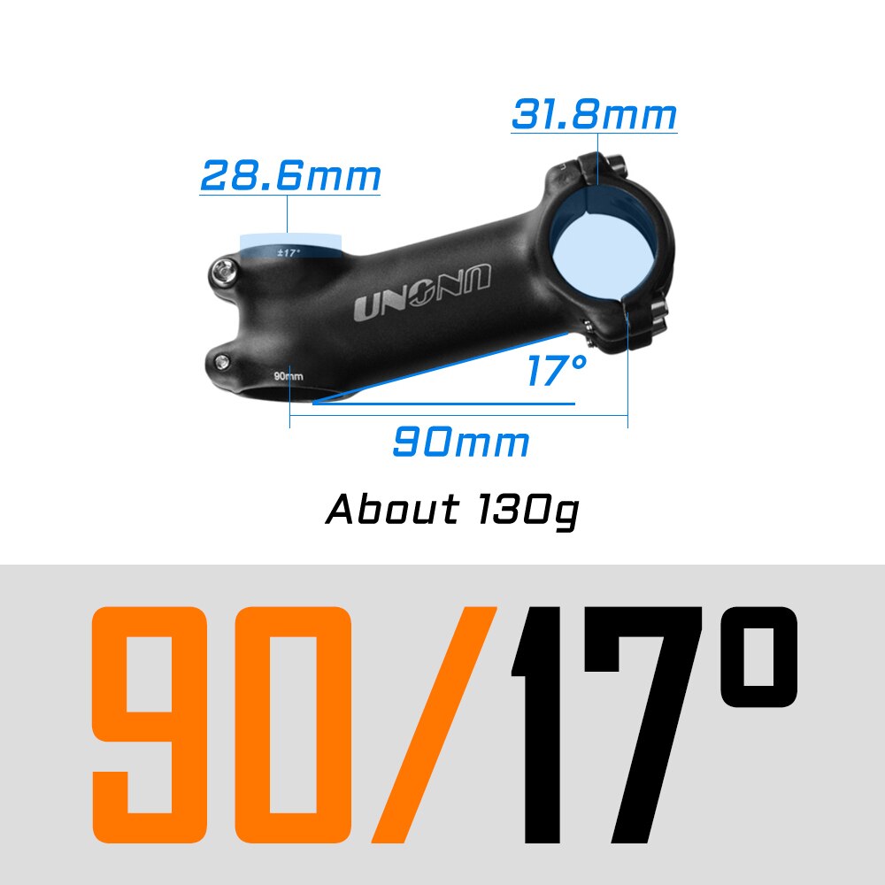 UNO Ultralight Road Bicycle flared bar Outer Bar Bicycle Handle 31.8400/420/440/460mm Racing Gravel Bike Handlebar: 31.8x90mm stem17