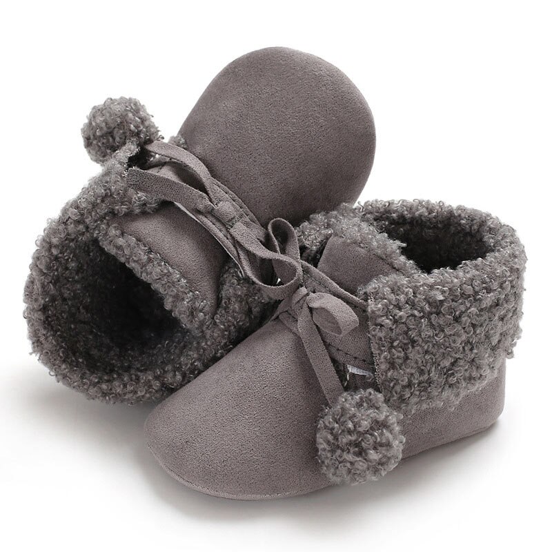 Neugeborenen Baby Jungen Mädchen Stiefel Baumwolle Schuhe 0-18 Monate Baby Winter Stiefel Erste Wanderer Hause Schuhe Rosa schwarz Krippe Schuhe