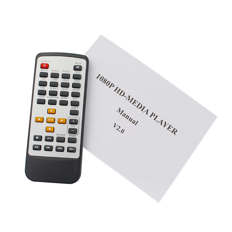1080p Full HD HDMI Media Player H.264 MKV HDD HDMI Media Player Center USB OTG SD AV TV AVI RMVB RM