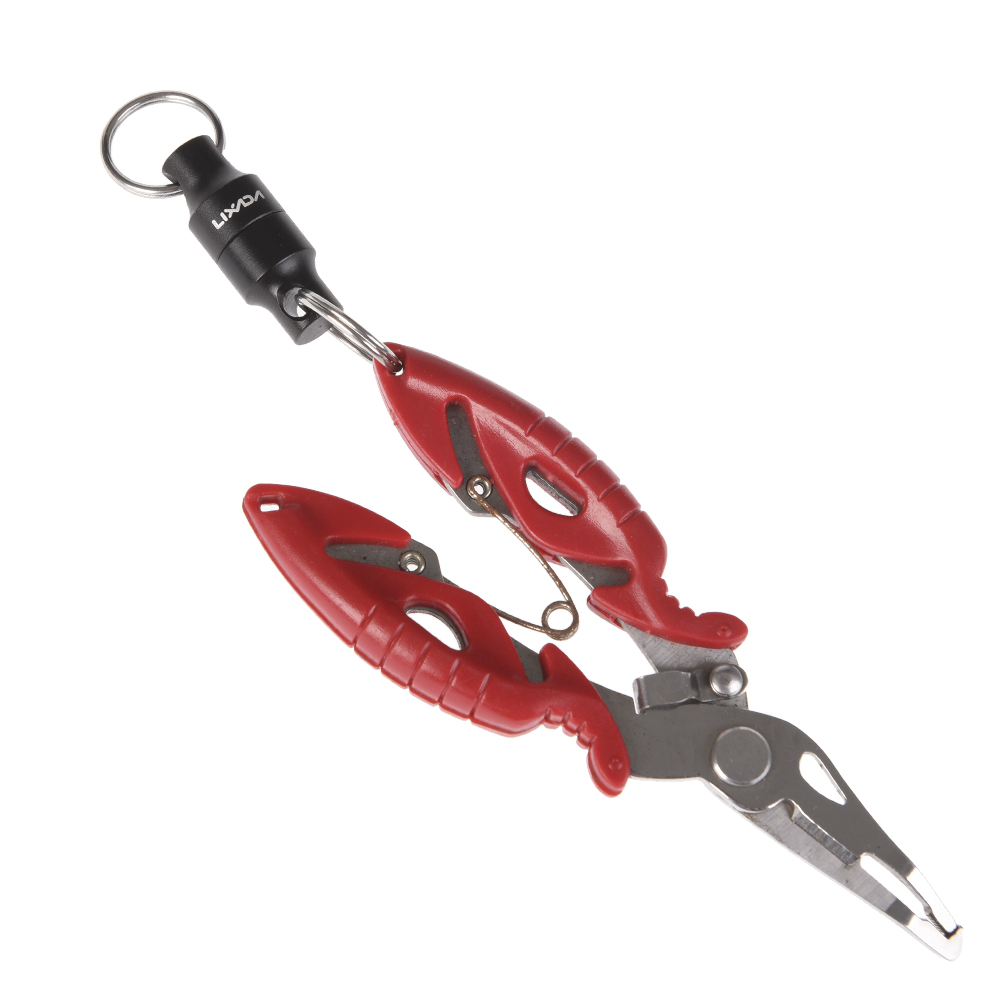 Lixada-soporte magnético de red de pesca con mosca multifuncional, Clip magnético fuerte, conector de red de aterrizaje