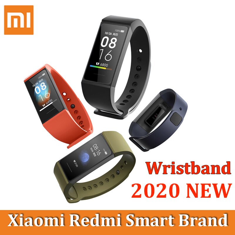 Voorverkoop Xiaomi Redmi Band Smart Polsband Fitness Armband Meerdere Gezicht 1.08 &quot;Kleuren Touchscreen Muziek Controle Hartslag Xiami